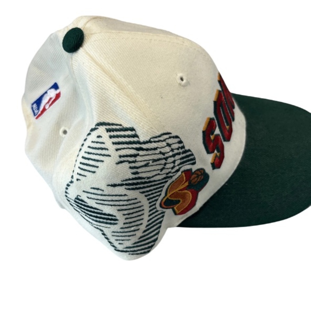Rare VTG Seattle SuperSonics Sports Specialties SnapBack Hat - Picture 2 of 5